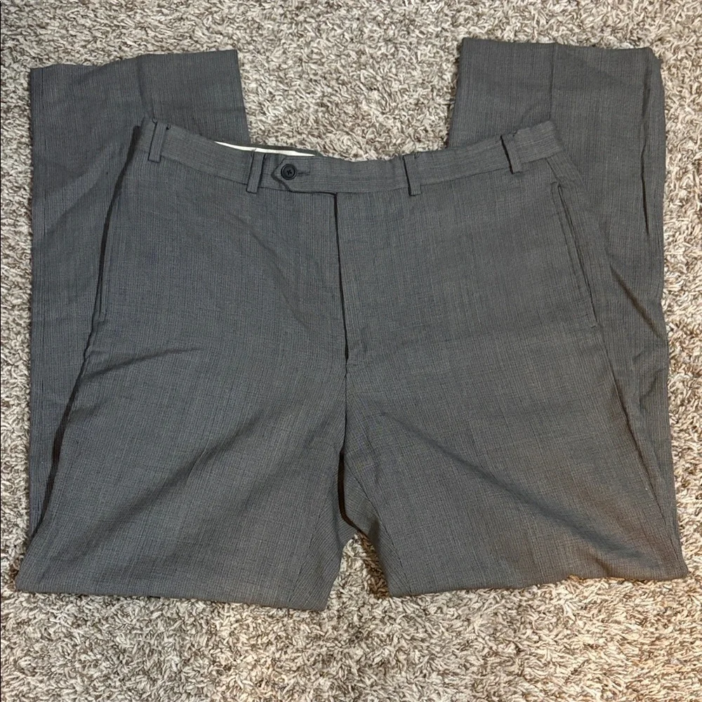 “346” Brooks Brothers grey Dress Pants 36/32 - Picture 1 of 7